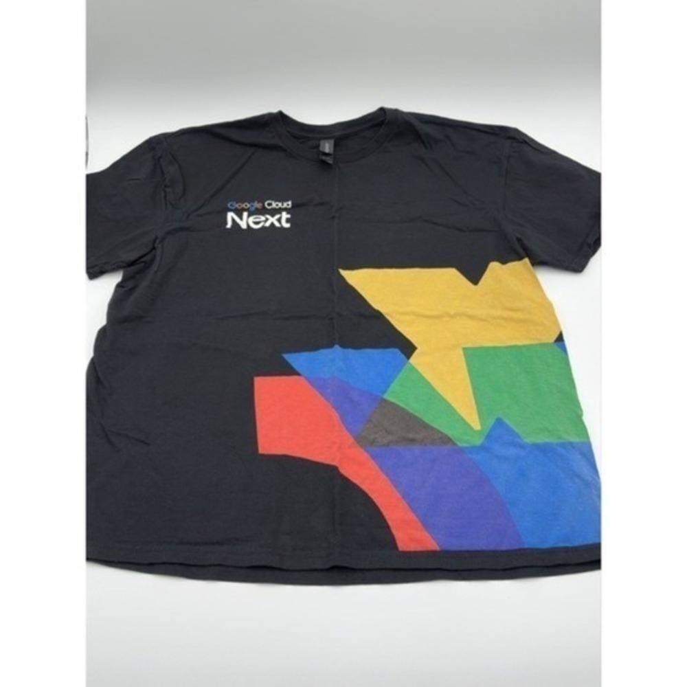 Google Cloud‎ Next Shirt Black Size Large 2024 Gildan
